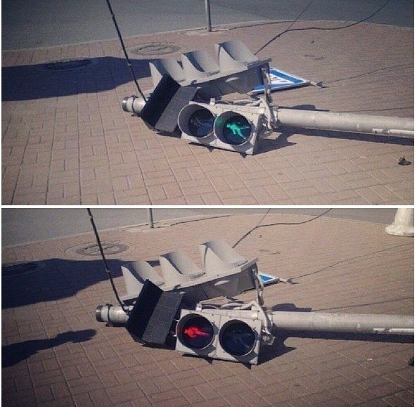 Нам всем есть чему поучиться у этого сурового светофора Нам всем есть чему поучиться у этого сурового светофора